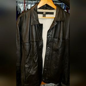 Vintage FRANCOIS GIRBAUD LEATHER COAT